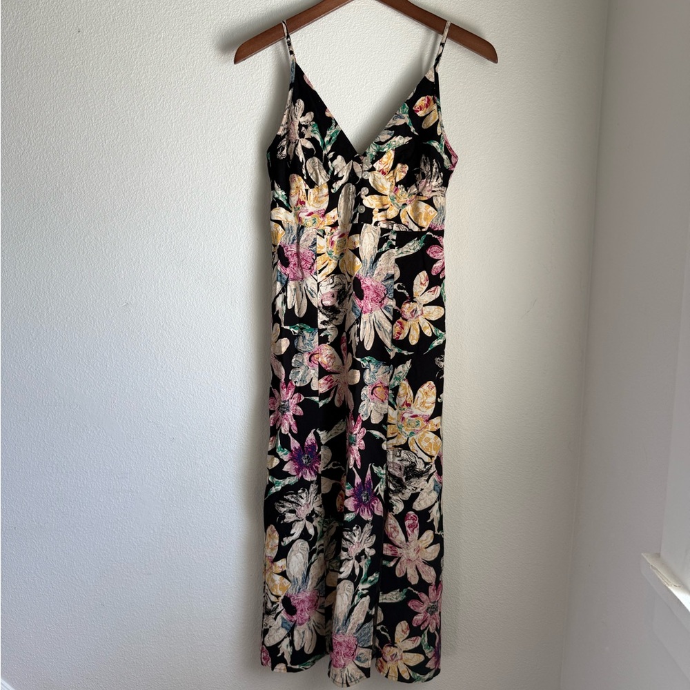 Floral Maxi Dress with Spaghetti Straps